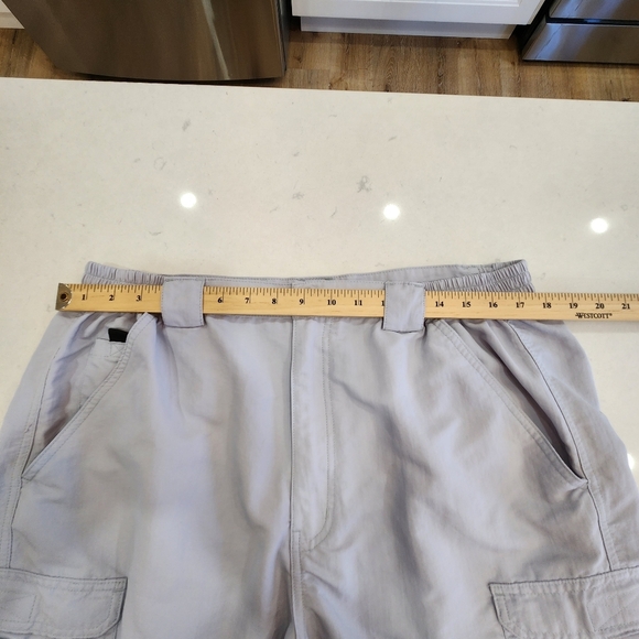 VTG Bimini Bay Shorts Mens 38 Blue Pockets Outdoor Adventure Cargo 100% Nylon - Picture 7 of 12